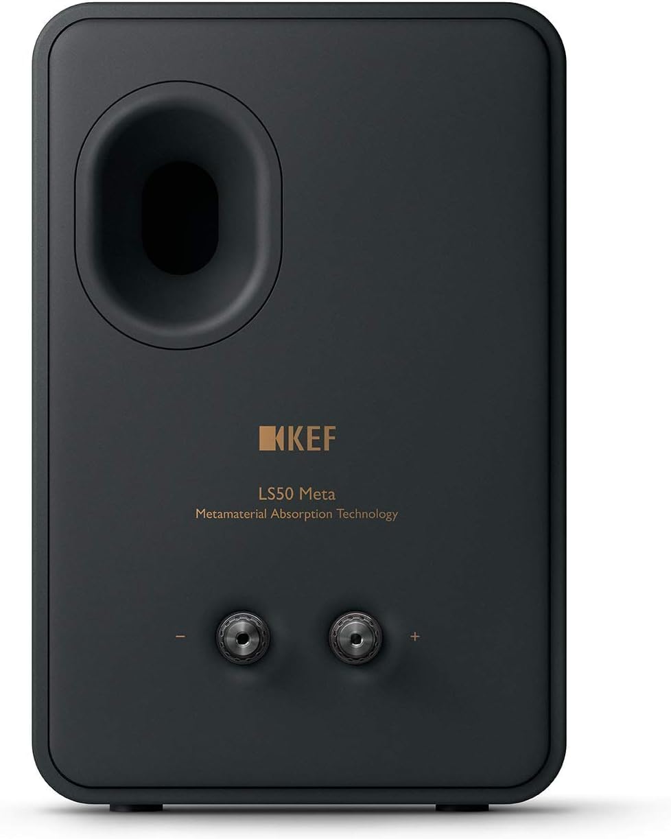 KEF LS50 Meta Passive Bookshelf Speakers - Pair (Carbon Black)